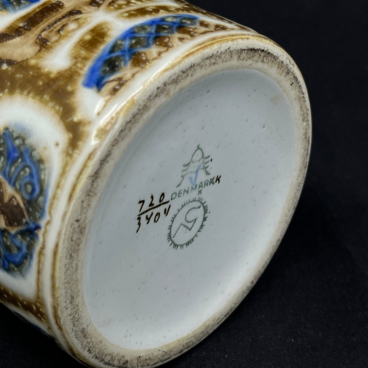 Rare Baca jar with lid from Royal Copenhagen