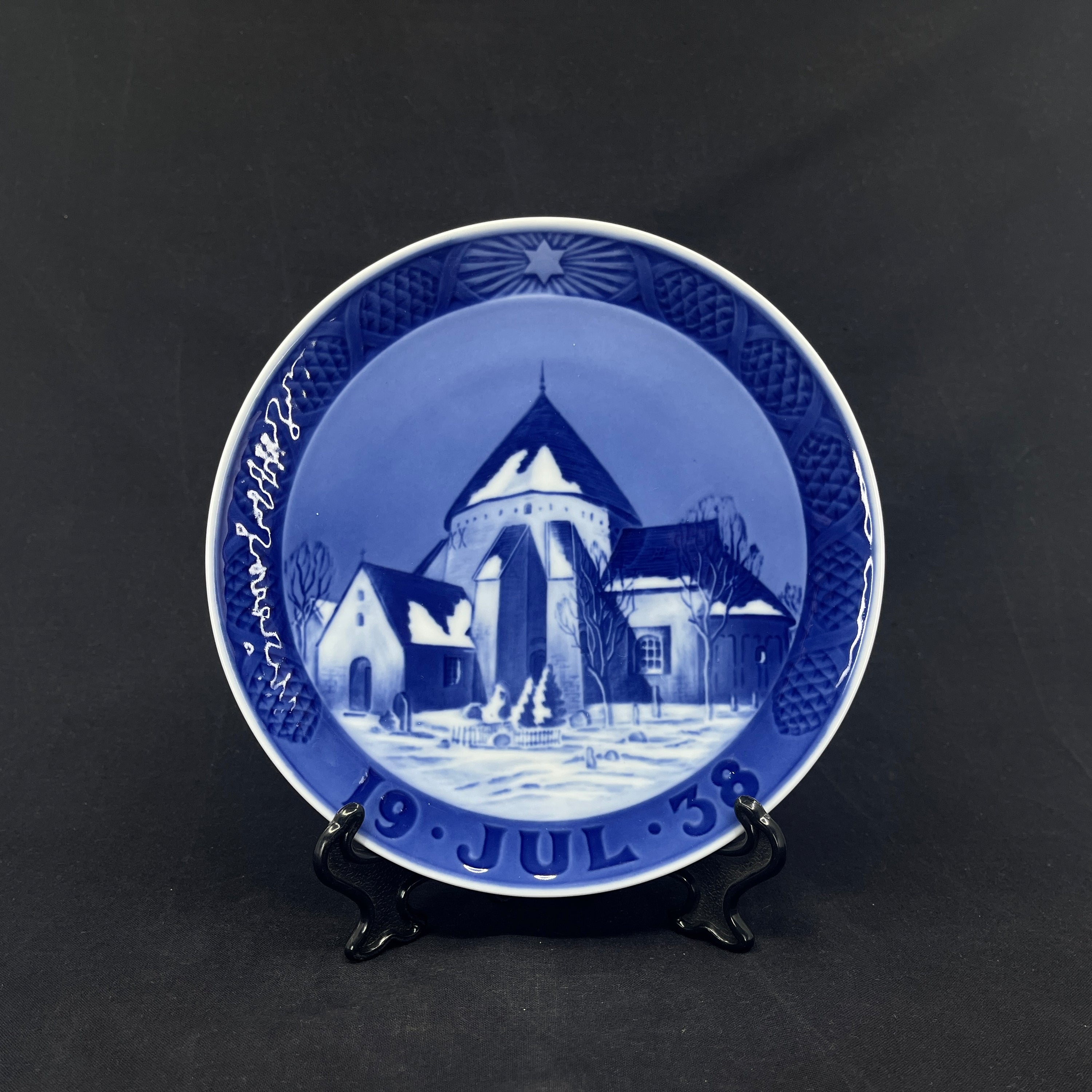 Royal Copenhagen Christmas plate 1938