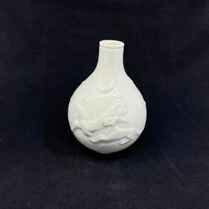 Hvid blanch de chine vase fra Royal Copenhagen