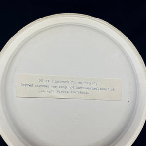 Blue Fluted strike plate from 1976