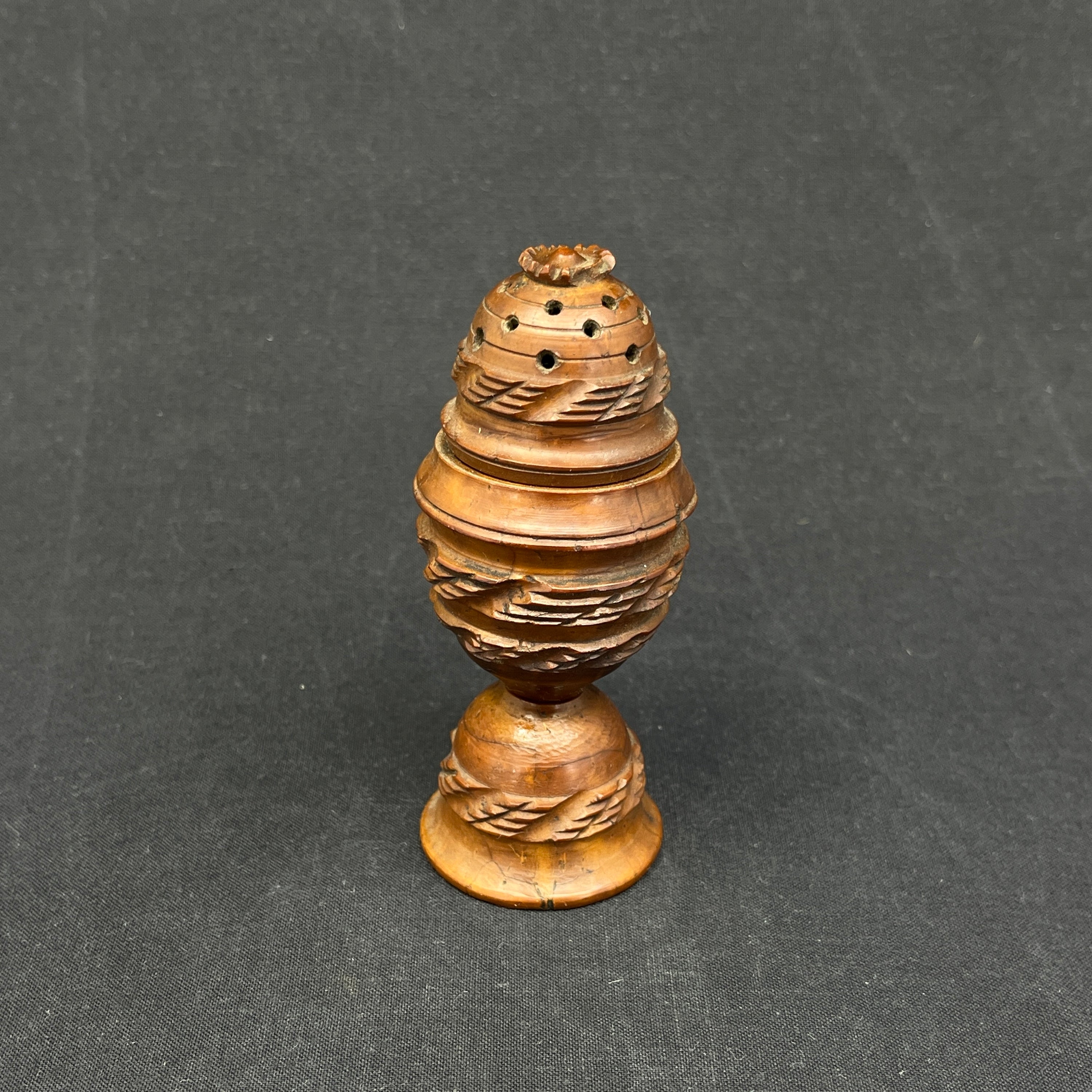 Wooden pepper shaker