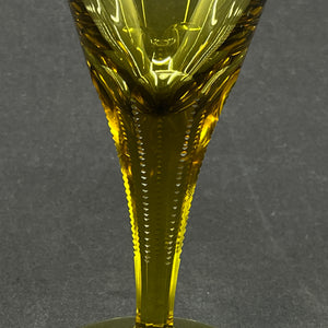Silicon moss green white wine glasses