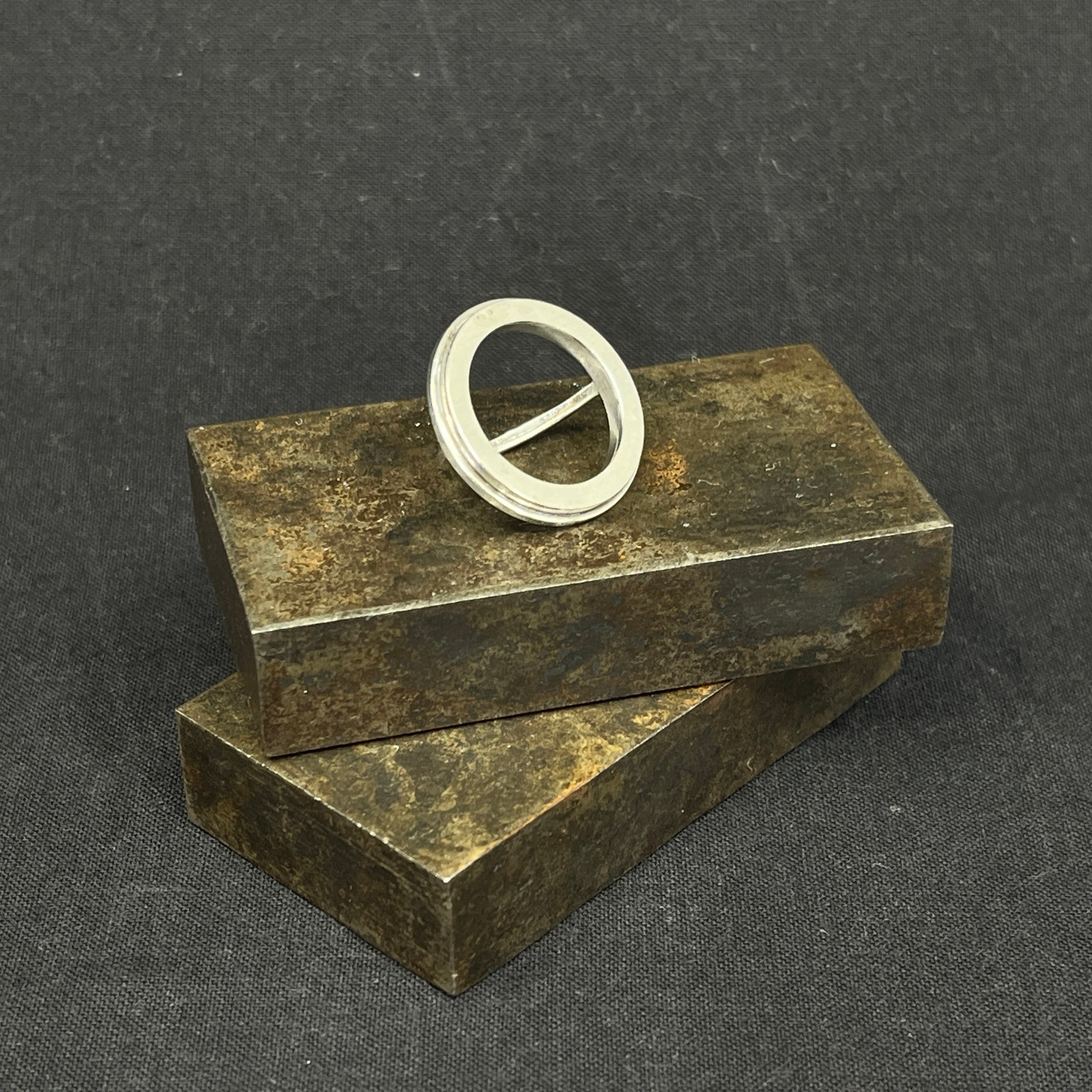Scarf ring in silver
