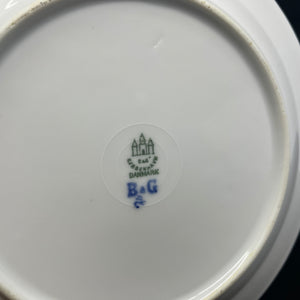 Bing &amp; Grondahl Blue Painted Lunch Plate