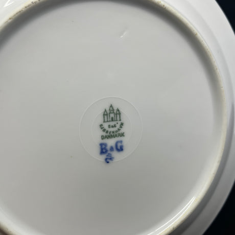Bing &amp; Grondahl Blue Painted Lunch Plate