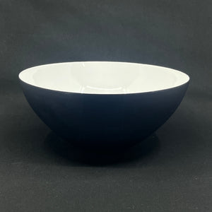 Hvid Krenitskål fra 1950'erne, 25 cm.