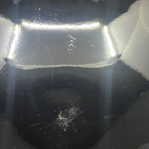 Black Krenit bowl from the 1950s, 38 cm.
