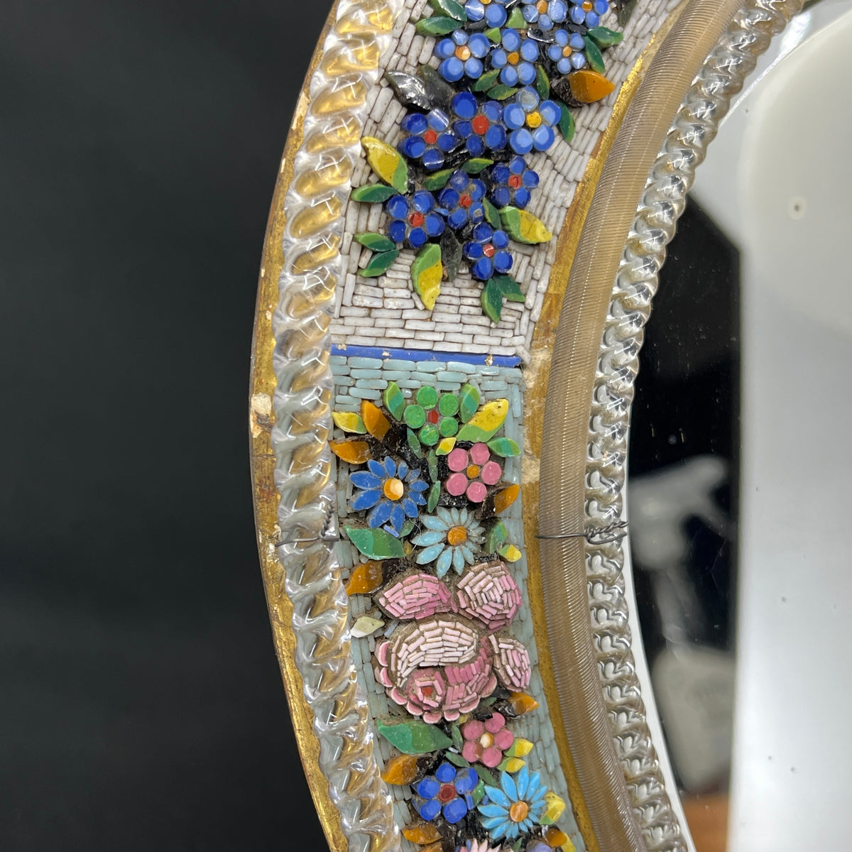Large mirror in micromosaic