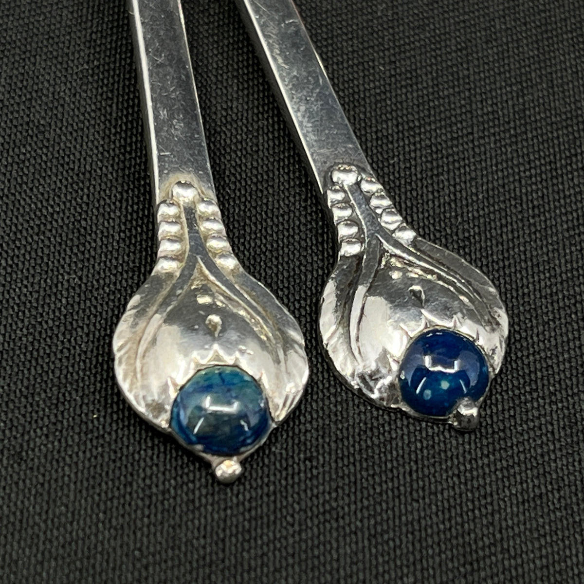 Evald Nielsen coffee spoons No. 3 with stones
