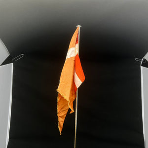 Flagpole - grayish marble base