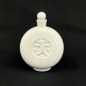 Blanc de chine lidded vase from Royal Copenhagen