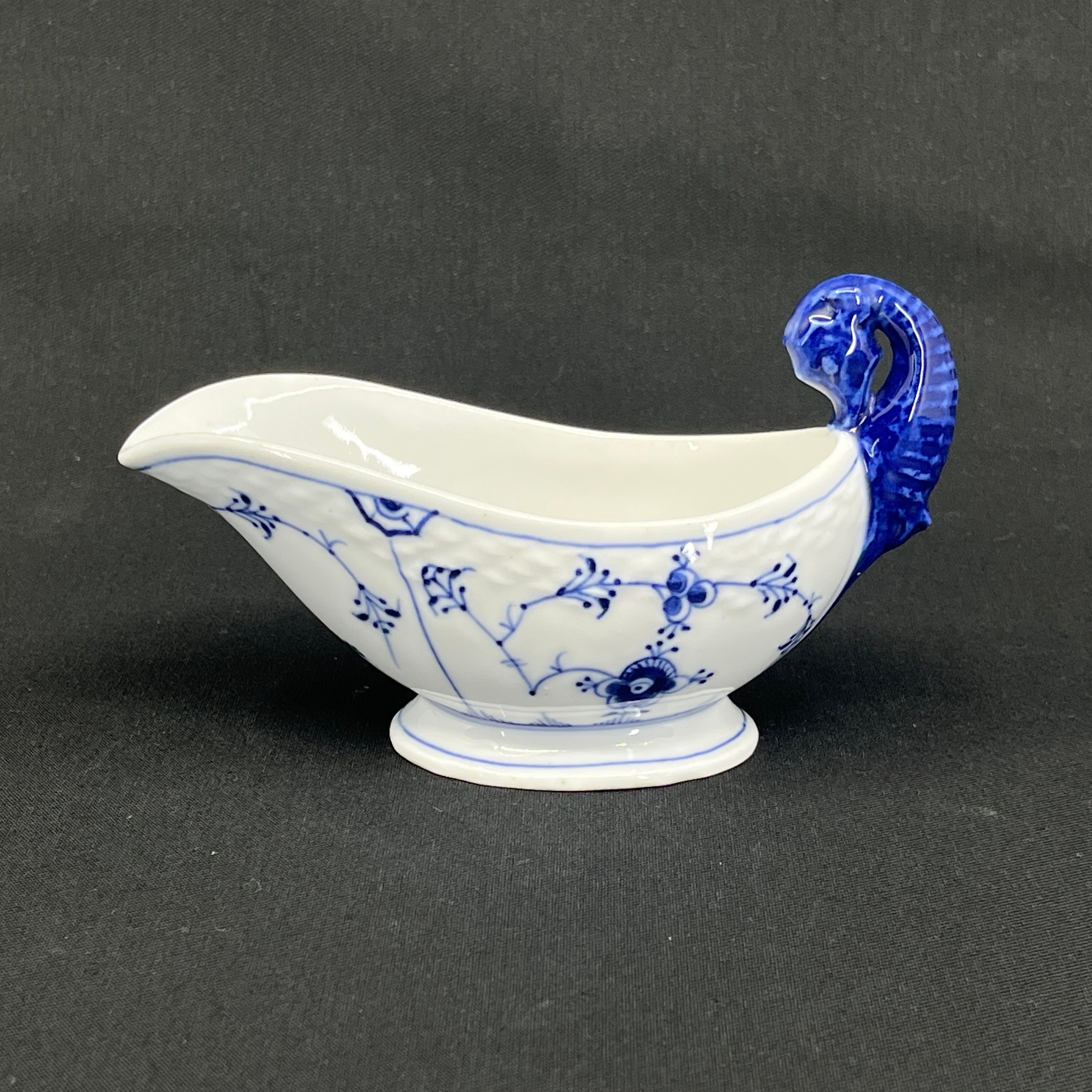Blue painted sauce beak from Bing &amp; Grondahl