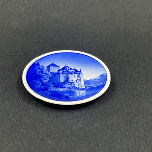 Mini platte med motiv af Chillon Castle Geneva
