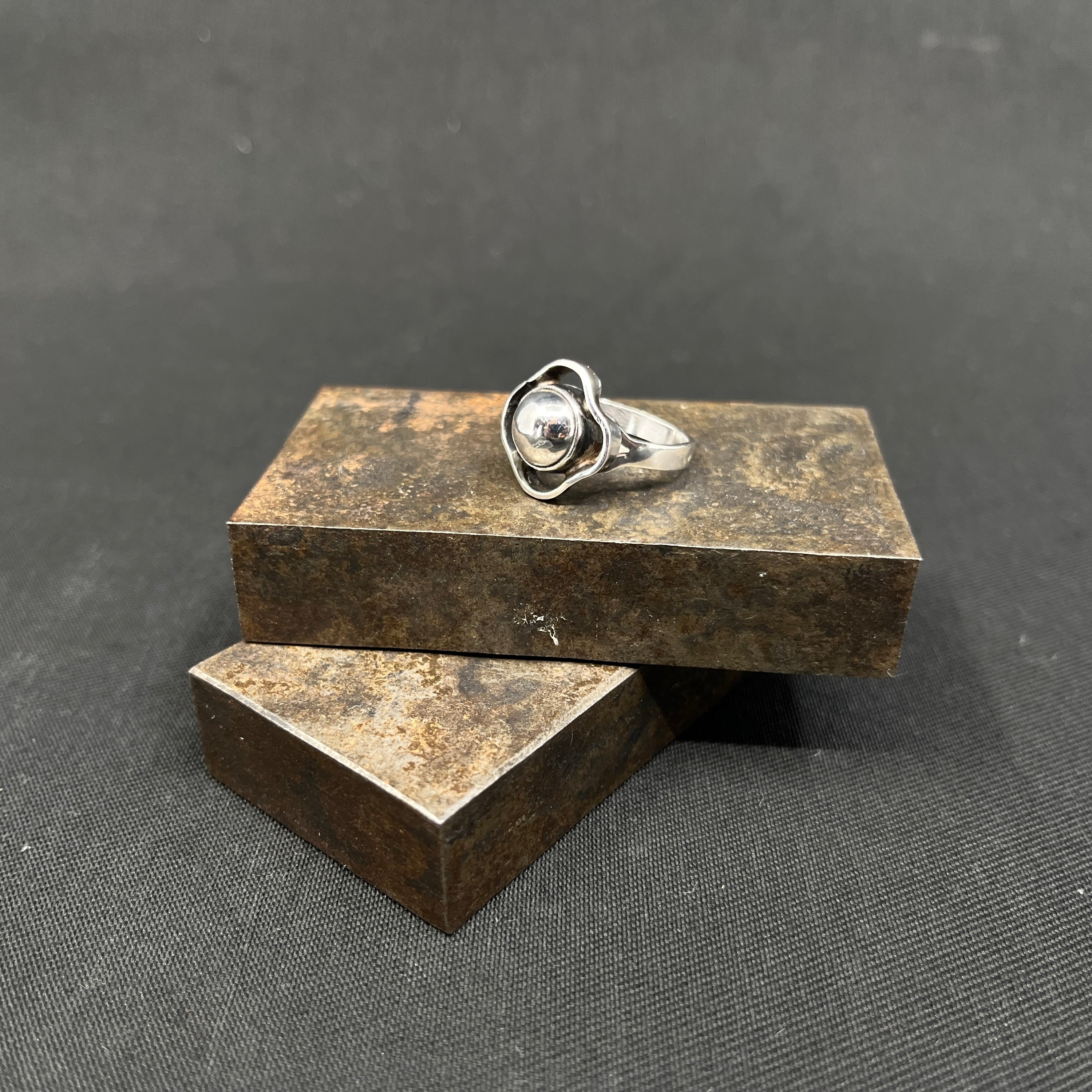 Art deco ring i sølv
