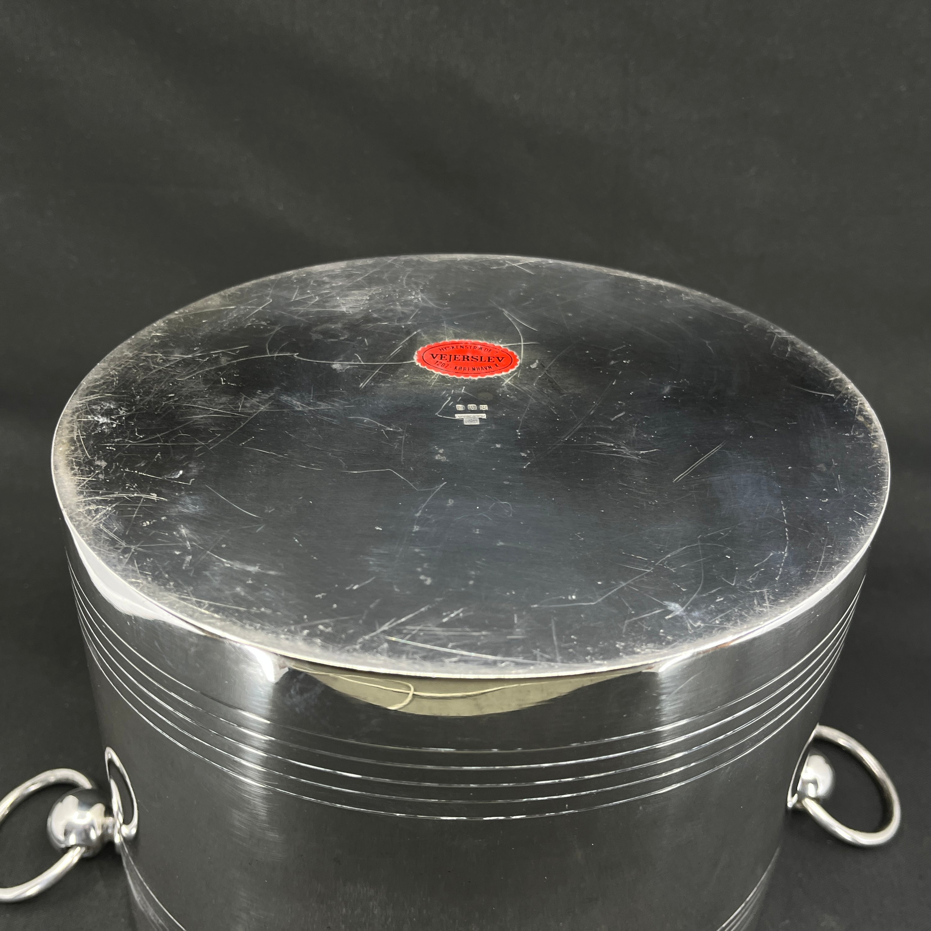 Wine cooler from Christofle, silver plated
