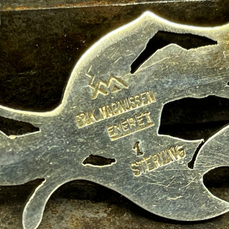 De fem svaner fra Norden - broche