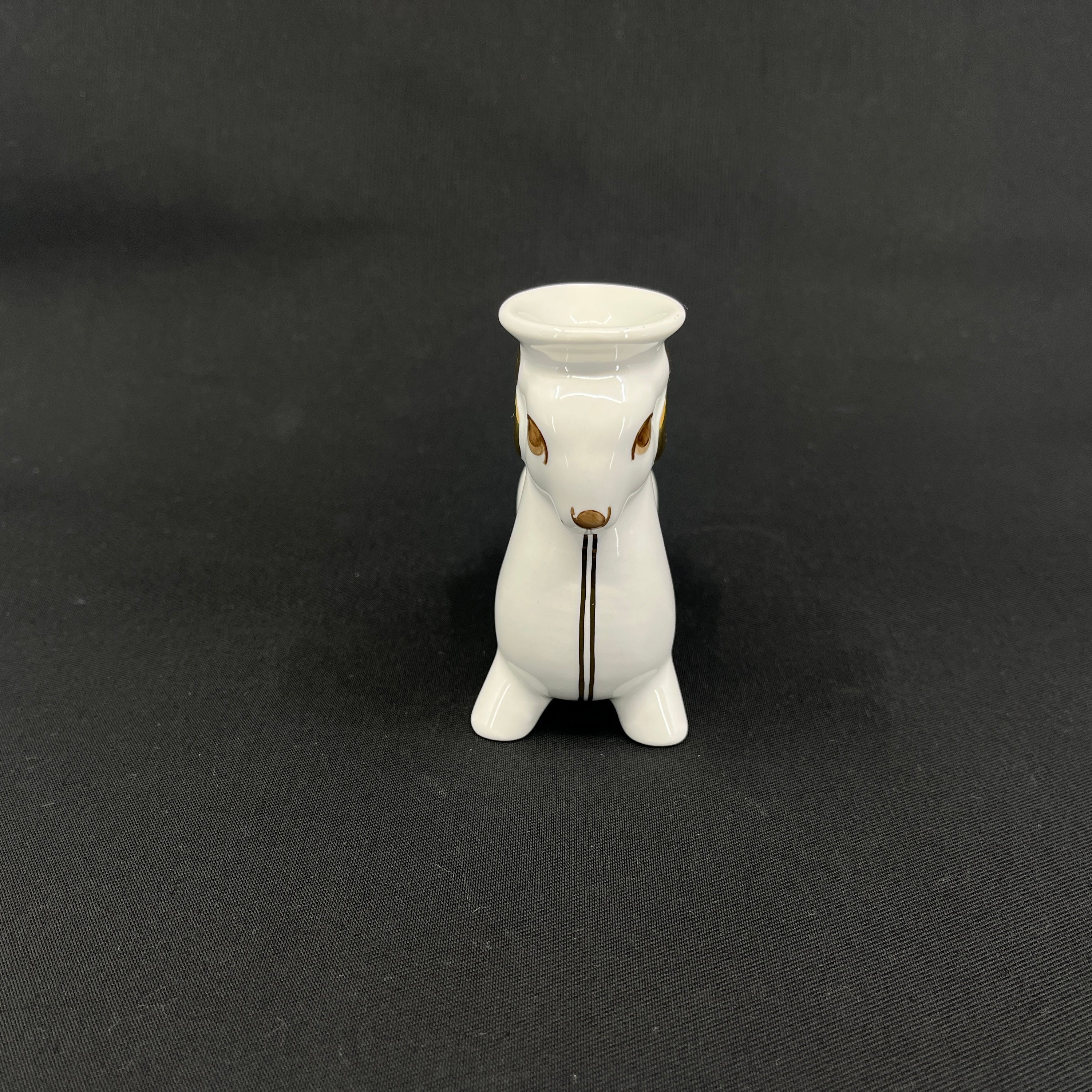 Royal Copenhagen Christmas ram with gold