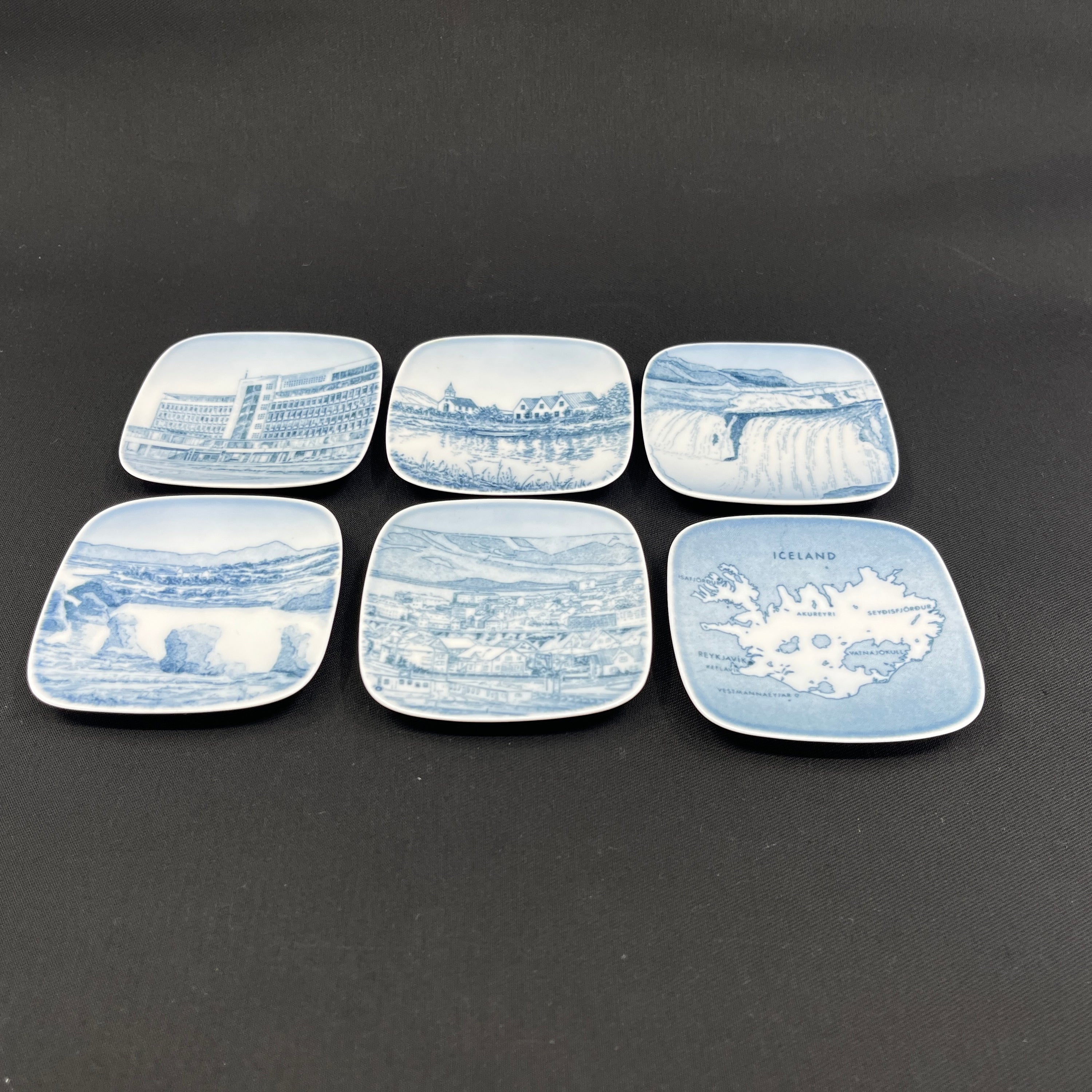 Collection Bing & Grondahl plates - Iceland