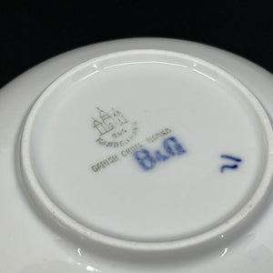 Blåmalet kaffekop fra Bing & Grøndahl