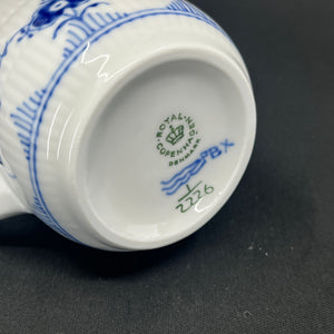 Blue Fluted Fluted Milk Jug, 1/2226