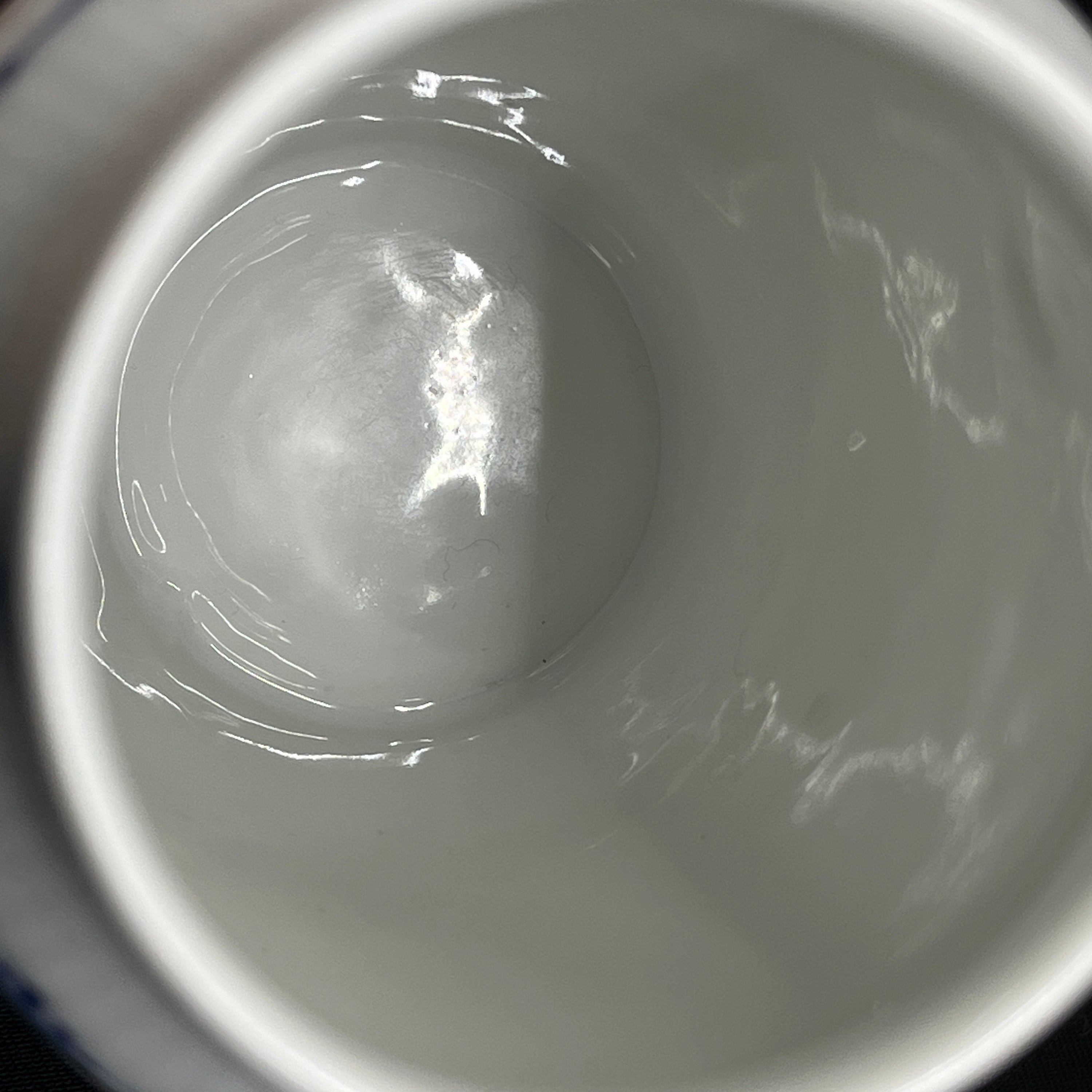 Sjælden Musselmalet Riflet vase