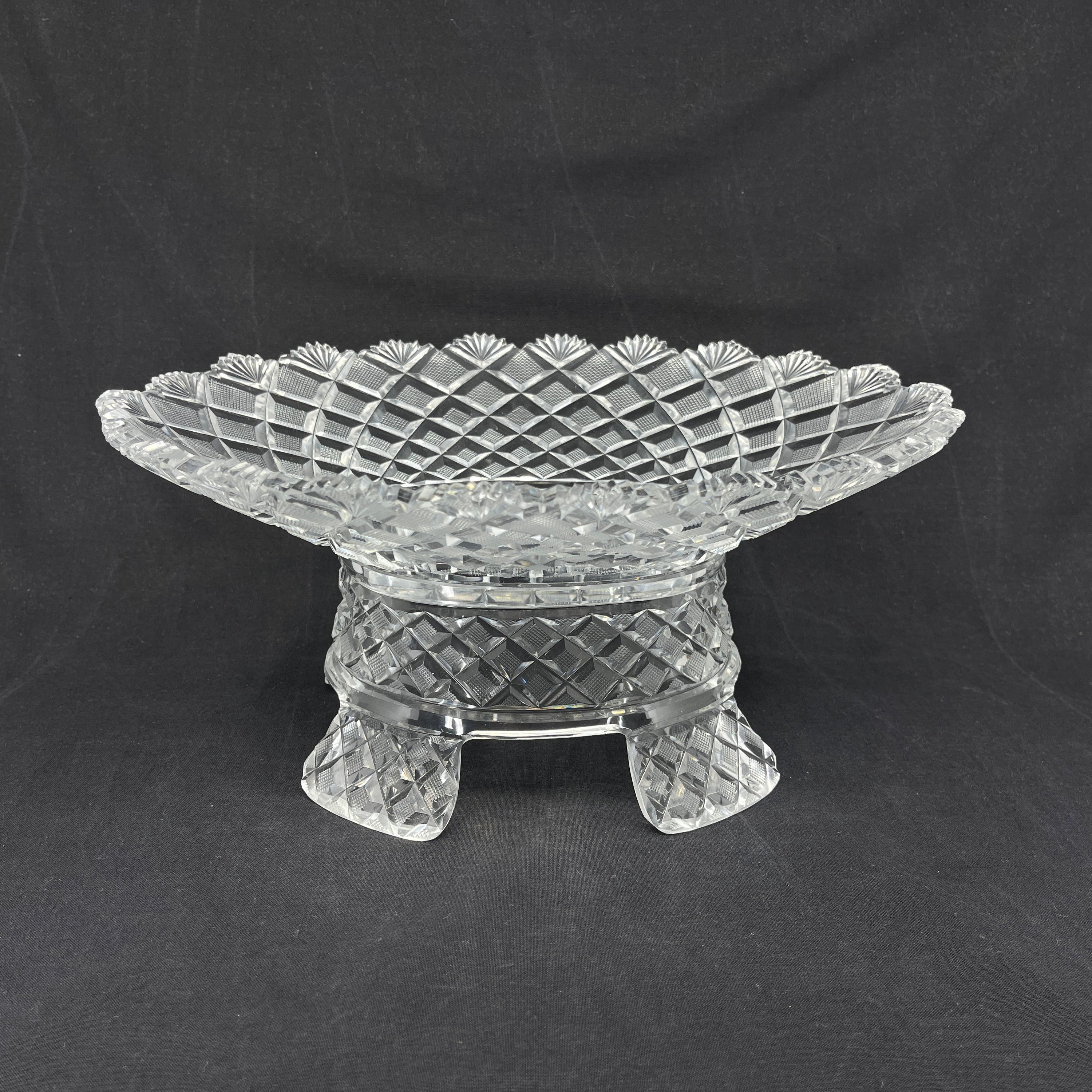 Unusual crystal centerpiece from the 1930s