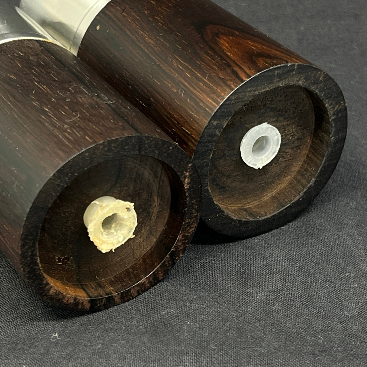 Modern salt shaker in rosewood