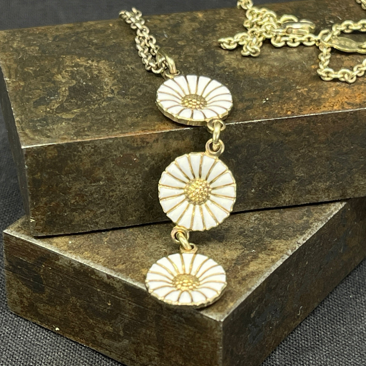 Georg Jensen Marguerite halskæde med tre led
