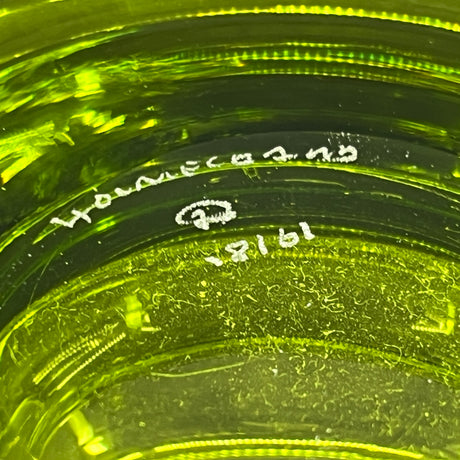 Large May green vase from Holmegaard