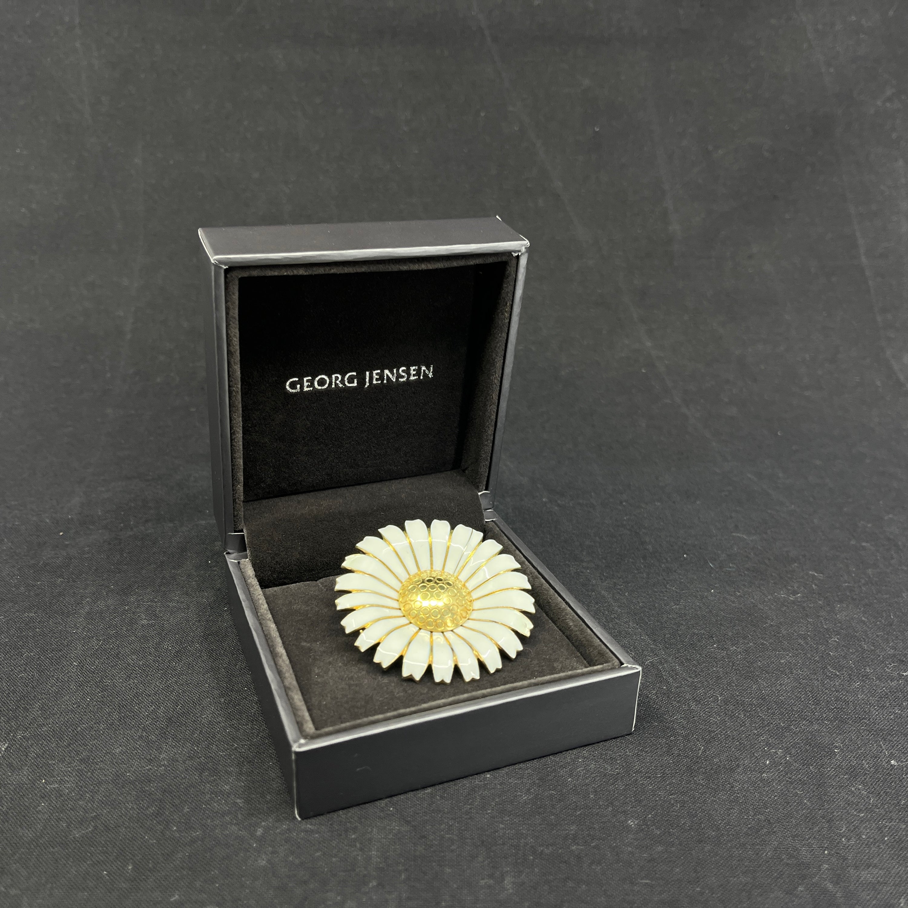 Georg Jensen marguerite broche - jubilæumsudgave