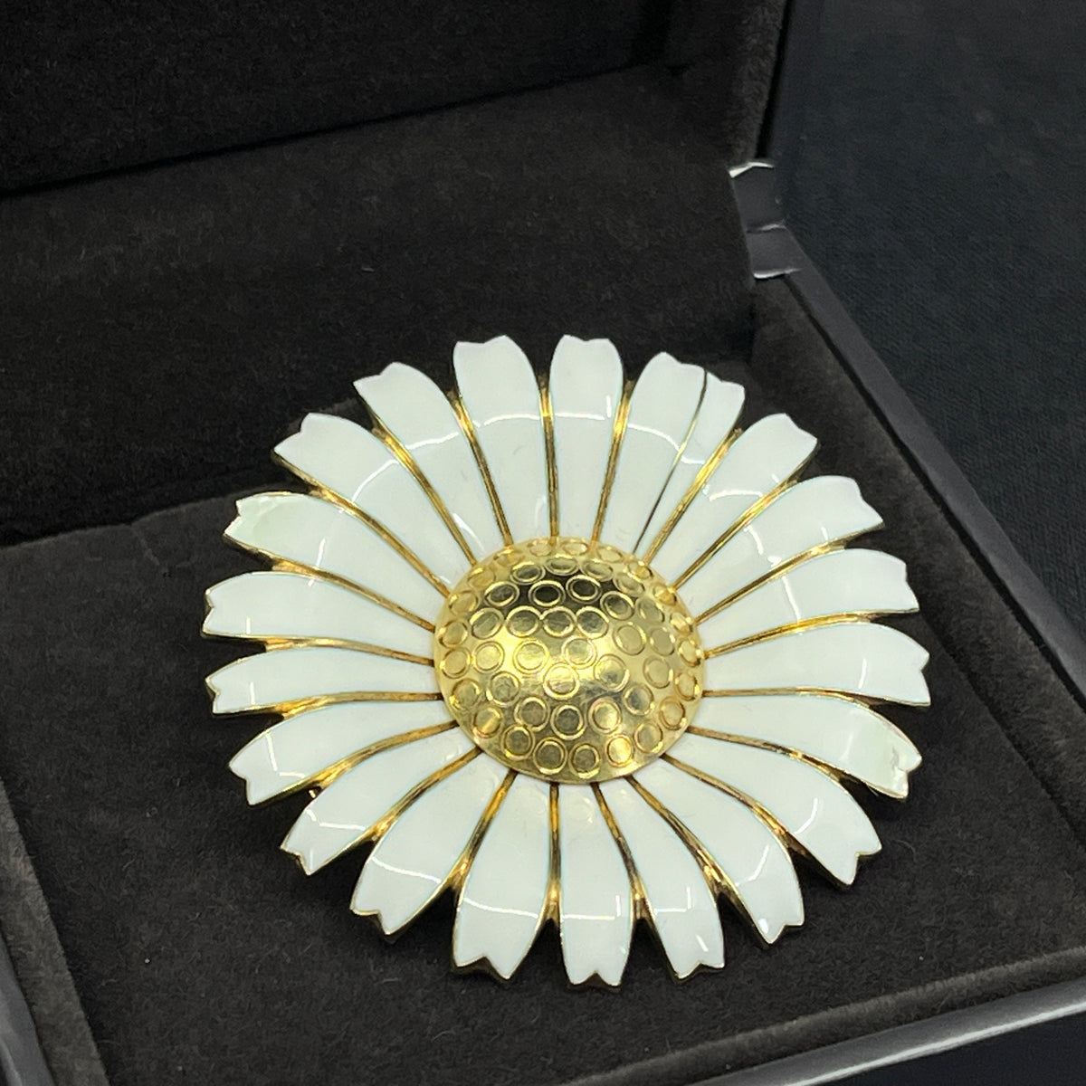 Georg Jensen marguerite broche - jubilæumsudgave