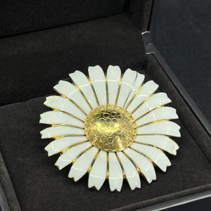 Georg Jensen marguerite broche - jubilæumsudgave