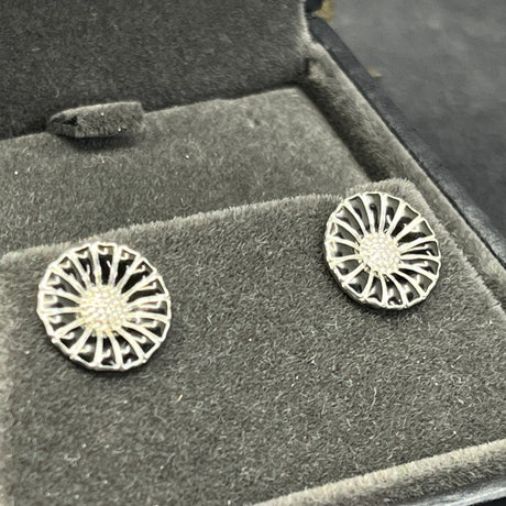 Sorte Georg Jensen marguerite ørestikker