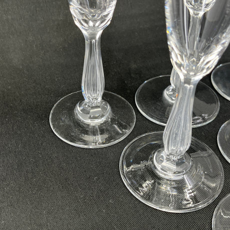 6 champagne flutes from the 1920s