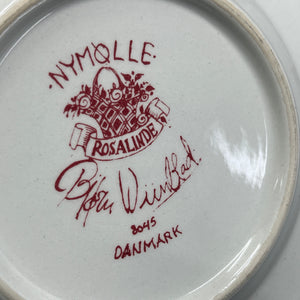 Bjørn Wiinblad kaffekop fra Nymølle, Rød Rosalinde