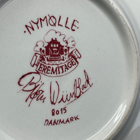 Bjørn Wiinblad kaffekop fra Nymølle, Rød Eremitage