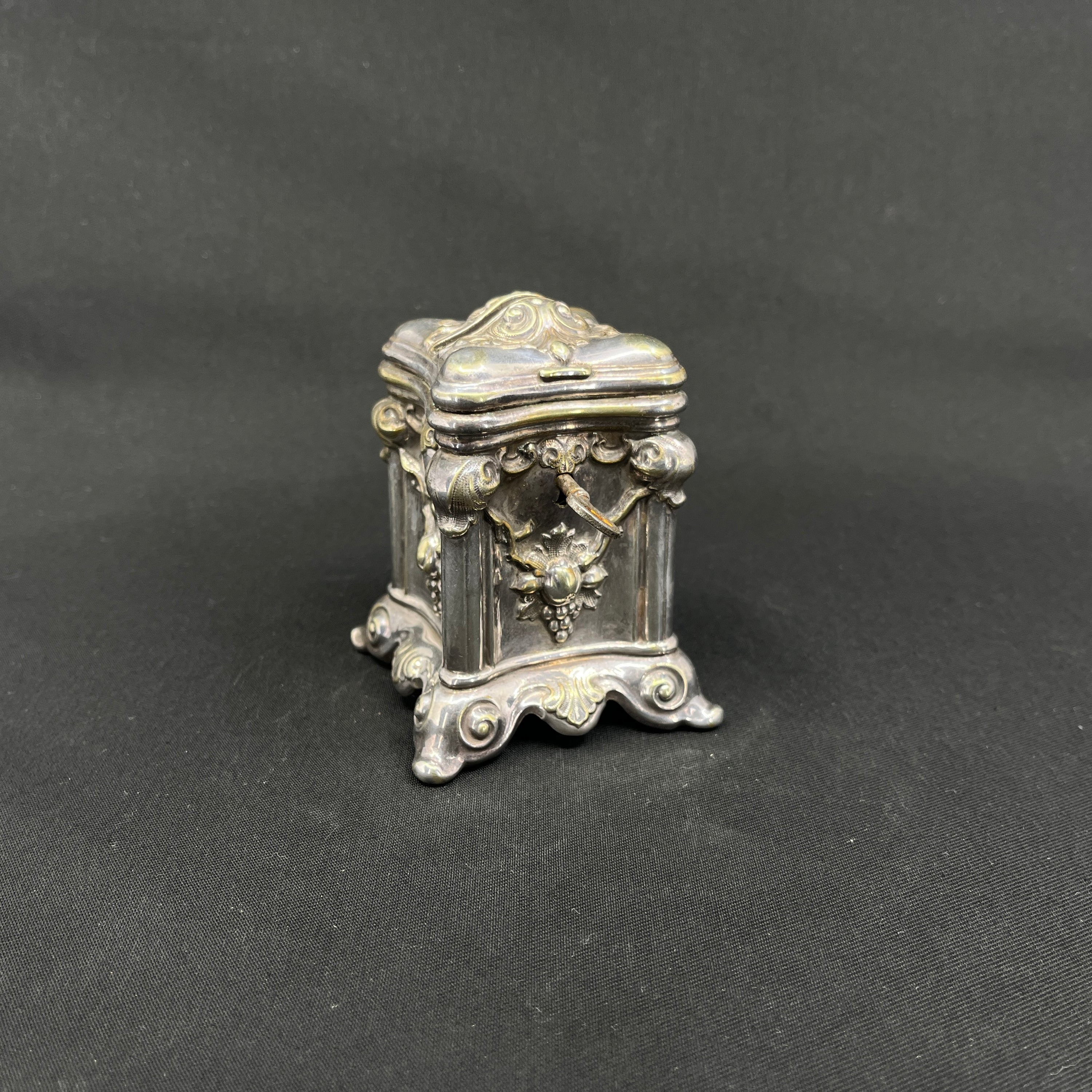 Silver-plated money box