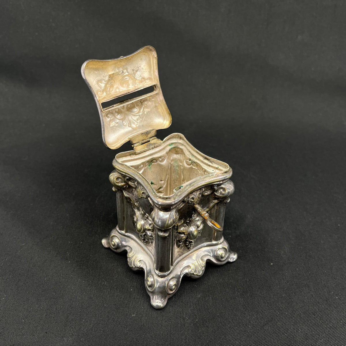 Silver-plated money box