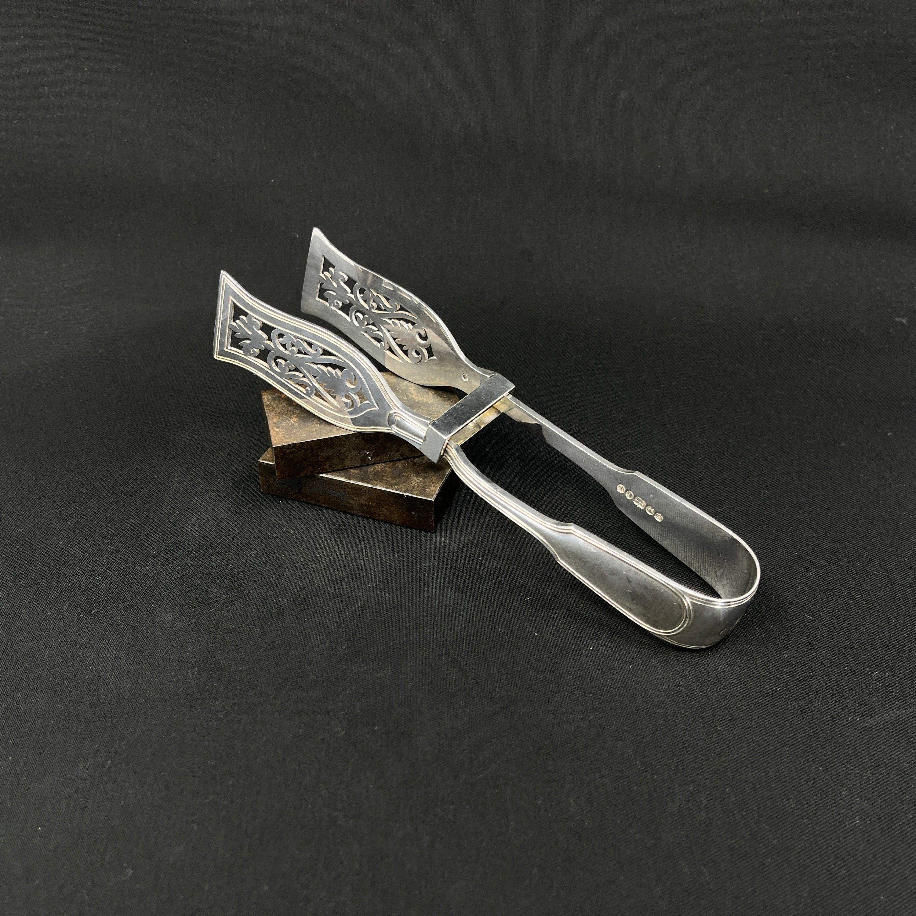 Silver plated asparagus spear