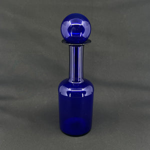 Blå Otto Brauer vase med kugle