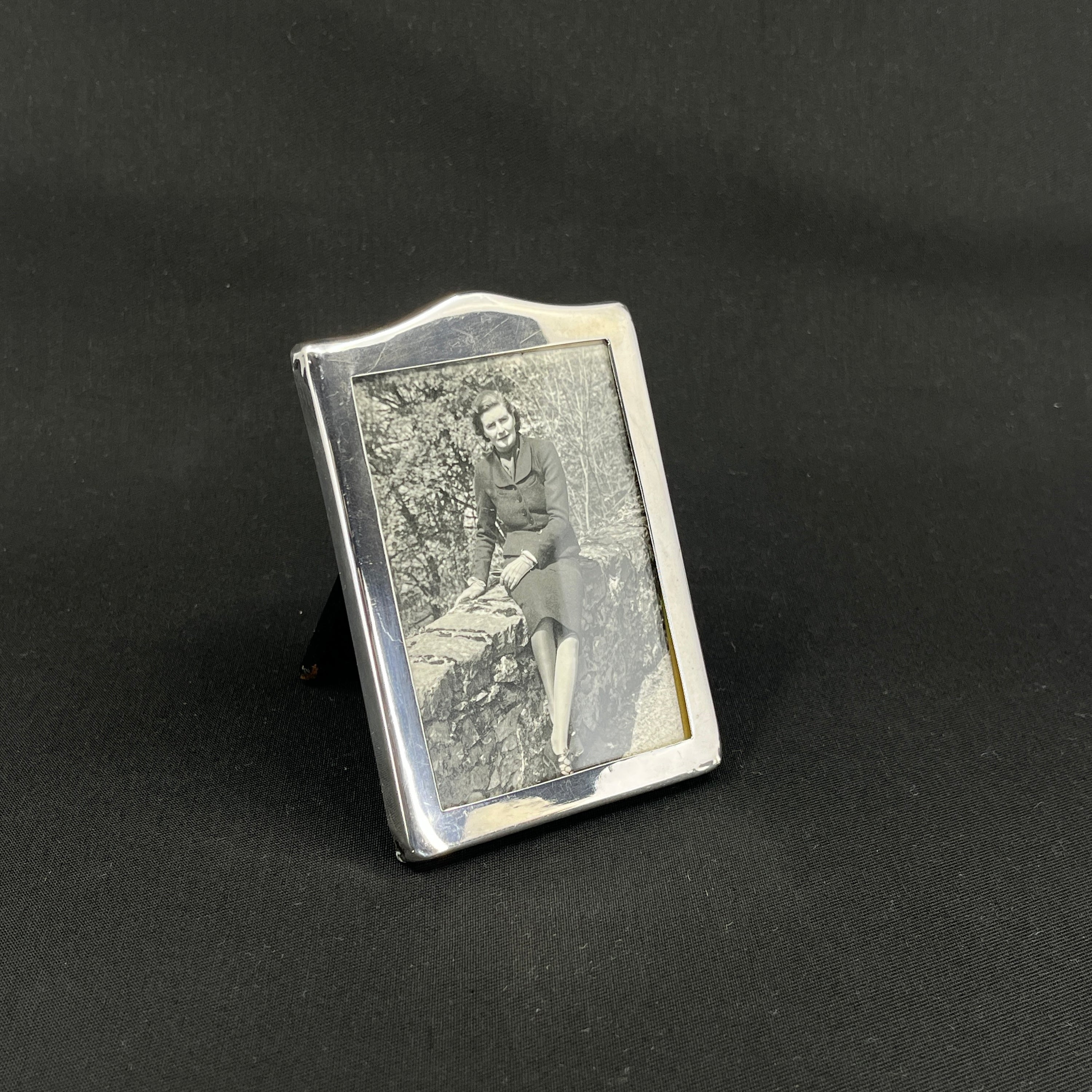 Flot sølvramme, 11x7,5 cm.