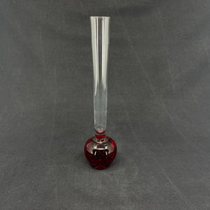 Red orchid vase, 20 cm.