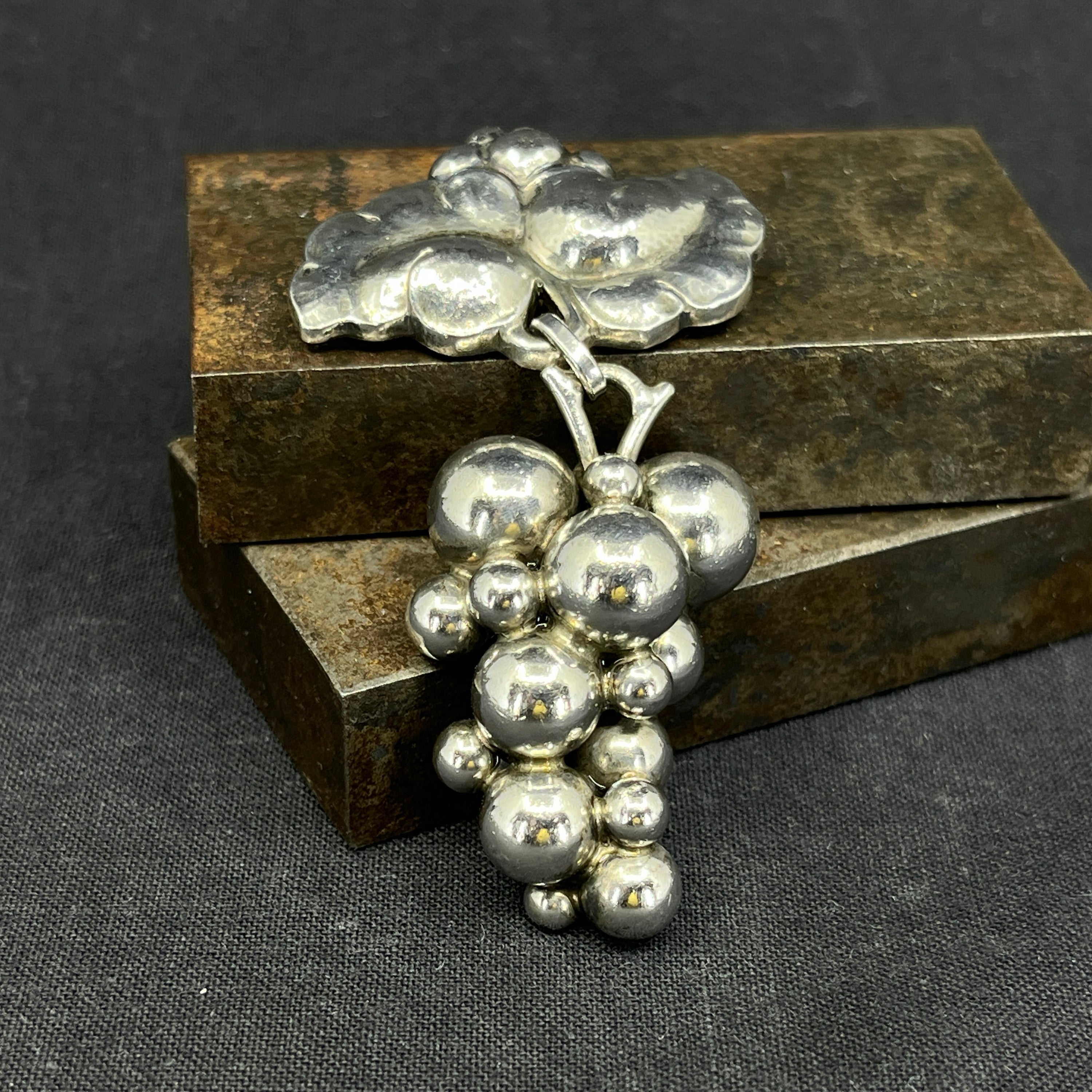 Georg Jensen Moonlight Grape brooch
