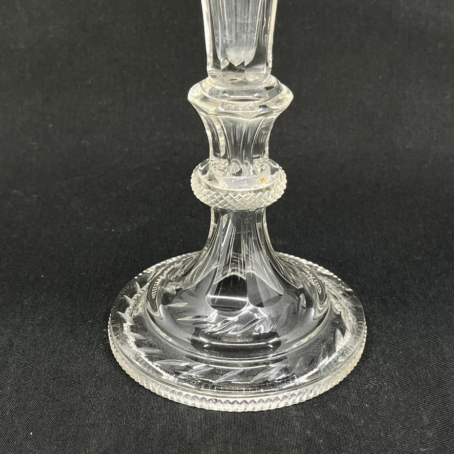 Usædvanlig krystalvase fra 1920'erne, 31 cm.