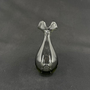 Smoke vase med usædvanlig krave fra Holmegaard