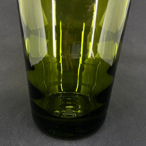 Majgrøn vase fra Holmegaard, 23 cm.