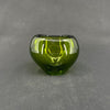 May green heart vase from Holmegaard, 7 cm.