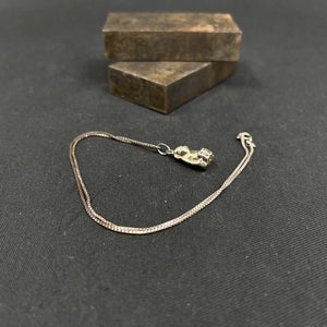 Modern silver pendant - small figurine