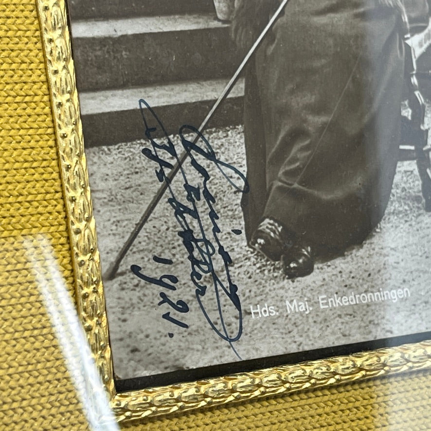Originalt fotografi af Enkedronning Louise, 1921