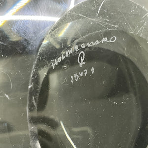 Smoke teardrop vase by Per Lütken, 26 cm.